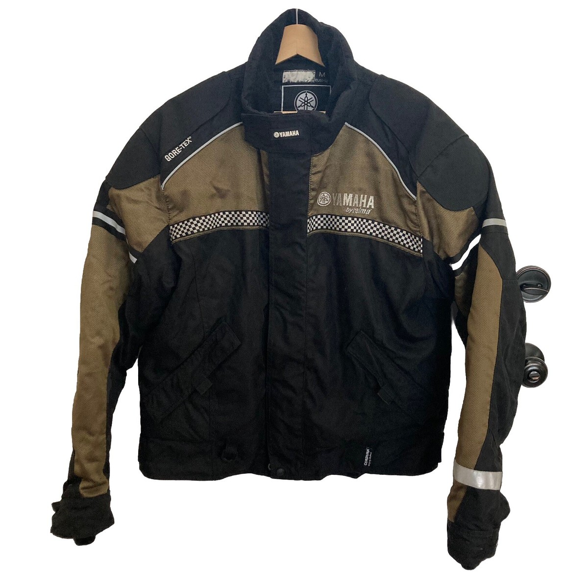 Yamaha Goretex Cordura Padded Snowmobile Moto Jacket Mens Yamaha Goretex Cordura Padded Snowmobile Moto Jacket Mens