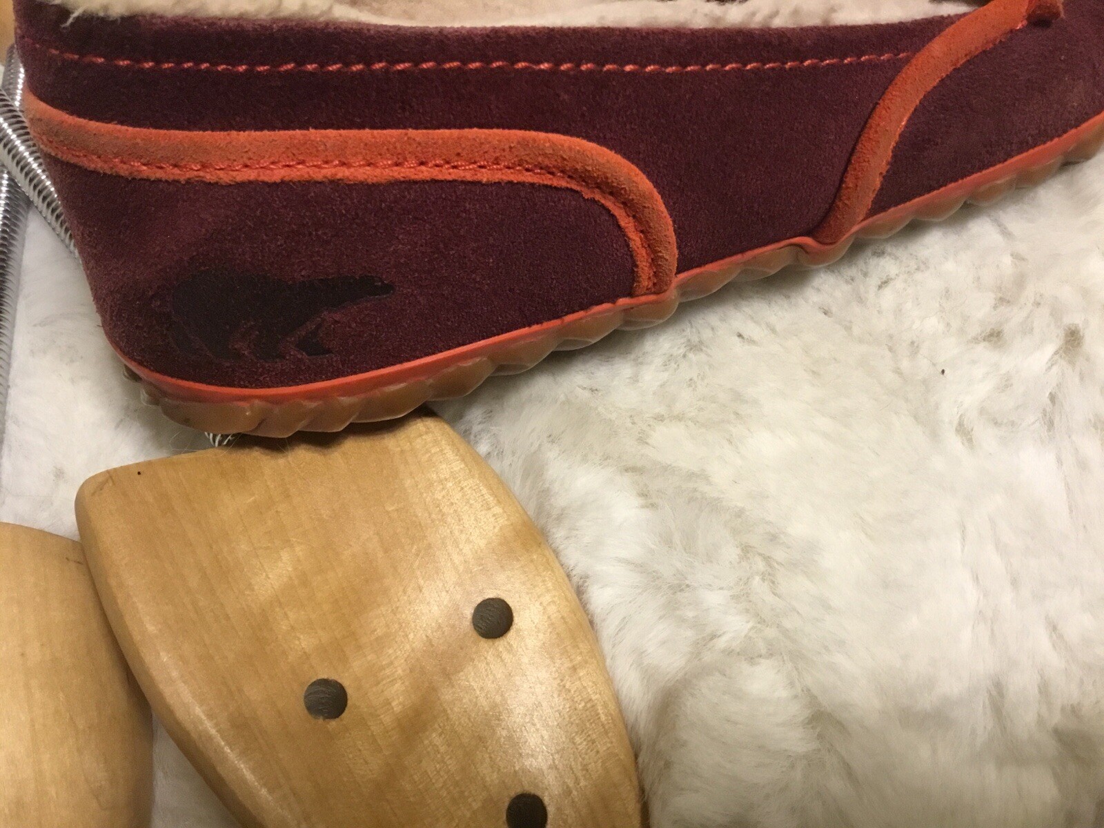 SAOLA Sorel Scarpe Donna Nakiska Ciabatta Sherpa Scamosciato Gomma Suola Esterno TG 9 5 US