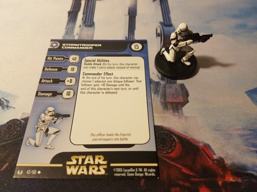 Star Wars Miniatures Universe 42 Stormtrooper Commander