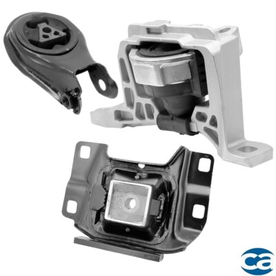 Engine Mounts & Trans Mount With Weight 3PCS Fits Mazda 3 09-04; 3 Sport 2009