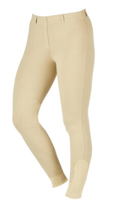 Saxon Ladies Pin Schooling Riding Pants, Beige Tan Size 32, NEW