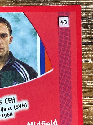 Panini 2002 FIFA World Cup Soccer Card 43 Ales Ceh Solvenia Coca
