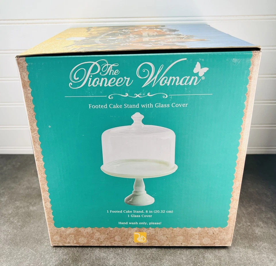 HTF Pioneer Woman Timeless Beauty 8 英寸玉蛋糕架 — 第 4/4 张图片