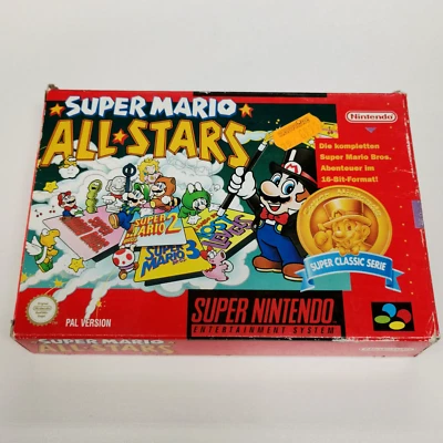 Nintendo SNES Spiel - Super Mario Allstars (Classic)(mOVP)(PAL)11979340 SuperNES - Bild 1 von 4