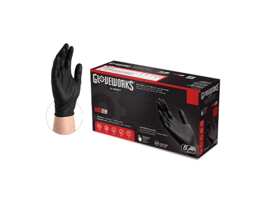 Latex Gloves - Powder Free (100/Box) - Medium | Wurth USA