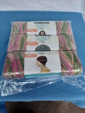 Spinrite Multicolor Prints Yarn, 100% Acrylic, 5oz-250yd, Rose Garden, Pack of 3