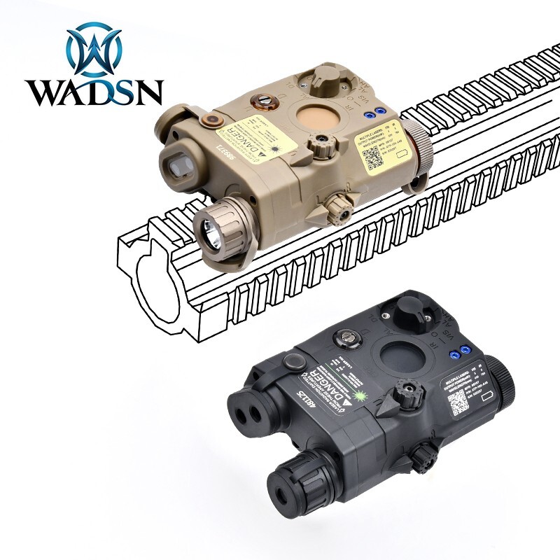 Hunting PEQ Laser LA PEQ-15 Red Dot Laser IR Aiming Tactical Strobe Flashlight