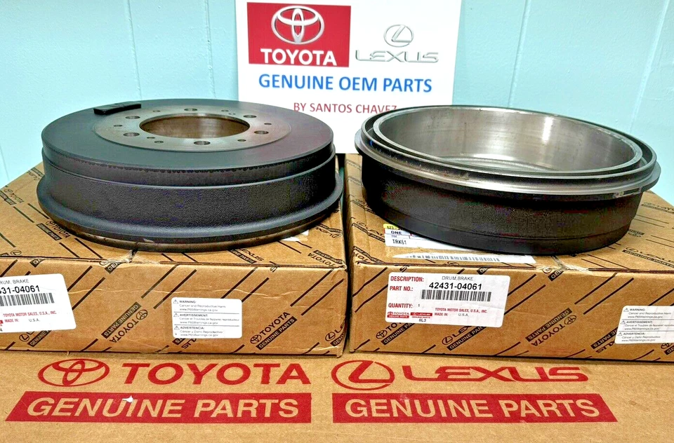 2005-2023 Toyota Tacoma Rear Brake Drums GENUINE OEM PART 42431-04061 (X2) - Image 4 of 4