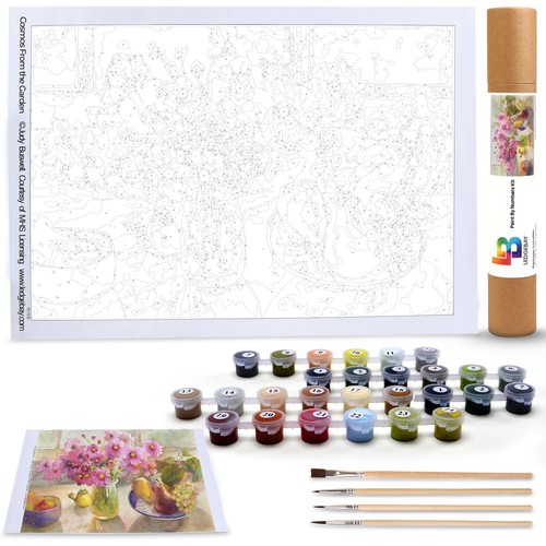 Ledgebay Paint by Numbers Kit for Adults Beginner to Advanced Number