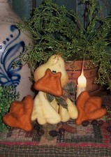 Patti's Ratties Primitive Spring Duck Bird Chick Doll Ornie Paper Pattern 452