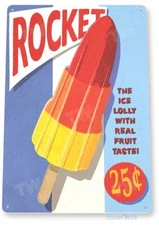 Rocket Pop Popsicle Sign C427