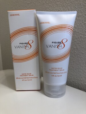 NIB Arbonne Figure Eight Vanish Water Relief Treatment Serum Cellulite 6fl. oz.