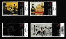 Singapore 2015 National Gallery Paintings SC# 1754-1757 MNH Mint/Never Hinged