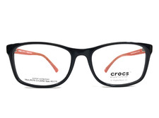 Crocs Kids Eyeglasses Frames Mod.JR078 Col.20RD Matte Black Orange 45-15-128