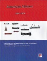 AMX Javelin Serien-Vin-Nummern-Decoder FüR 1968-1974 AMC American Motors