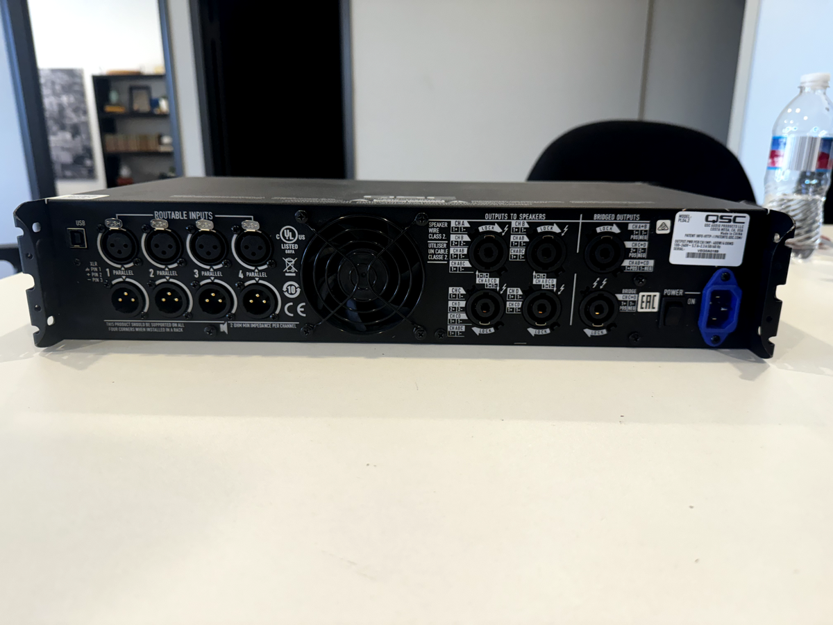 QSC PLD 4.2 プロセッサーアンプ 1600W QSC PLD4.2 Power Amplifier with DSP | Sweetwater