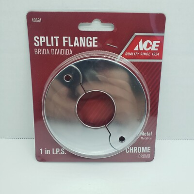ACE Split Flange Chrome Metal 1'' I.P.S.   #40691