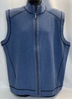 Tommy Bahama Reversible Sweater Vest Mens XXL Blue/Black Full Zip 100% Cotton — photo 1