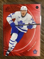 2025-26 Upper Deck SP Game Used Red Parallel Bobby McMann #35 Maple Leafs
