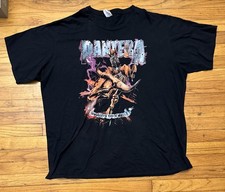 PANTERA COWBOYS FROM HELL  SHIRT WINTERLAND ROCK VTG 90S SKELETON THUNDER