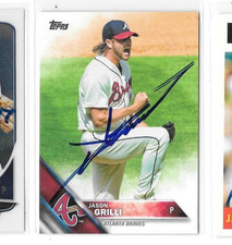 2016 Topps Series 1 JASON GRILLI AUTO Signed IP COA Braves Pirates