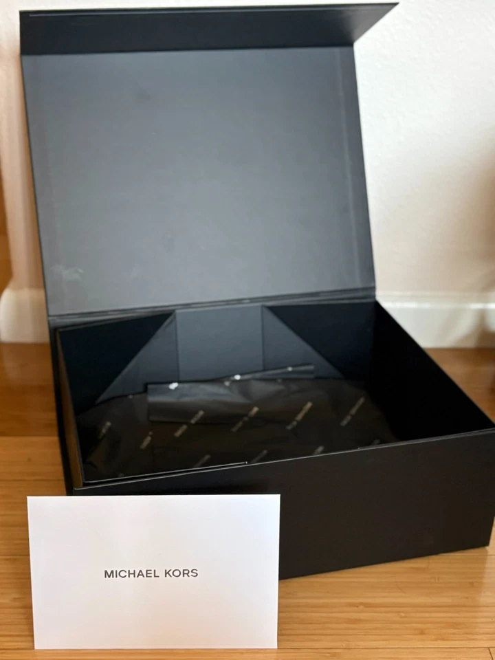 NEW Michael Kors Medium Gift Box w/ Ribbon For Handbags - 12”x9”x4.5” - Image 3 of 3