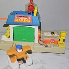 Fisher Price Vintage Little People Floating Marina #2582 Light Beacon