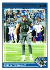 2024 Panini Score AIDAN HUTCHINSON 96 Detroit Lions Football Trading Card
