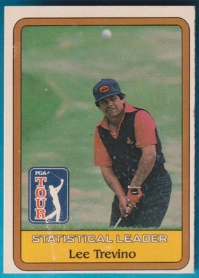 1981 Donruss Golf Lee Trevino- Statistical Leader(HOF)(Won 25 PGA Tour Events)