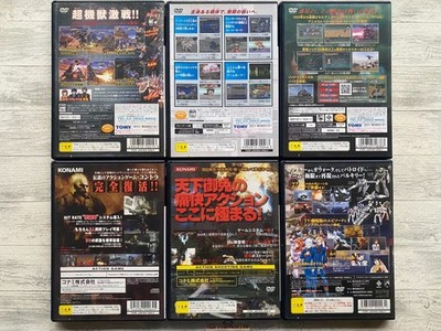 SONY PS2 Zoids Struggle & Infinity Fuser & Tactics & Contra