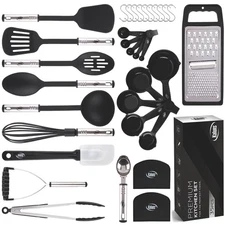 Kitchen Utensils Set 35 PCS Cooking Utensils Set, Nonstick and Heat Resistant...