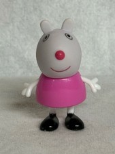Peppa Pig Suzy Sheep Pink Shirt Cartoon Action Figure Good Used Condition