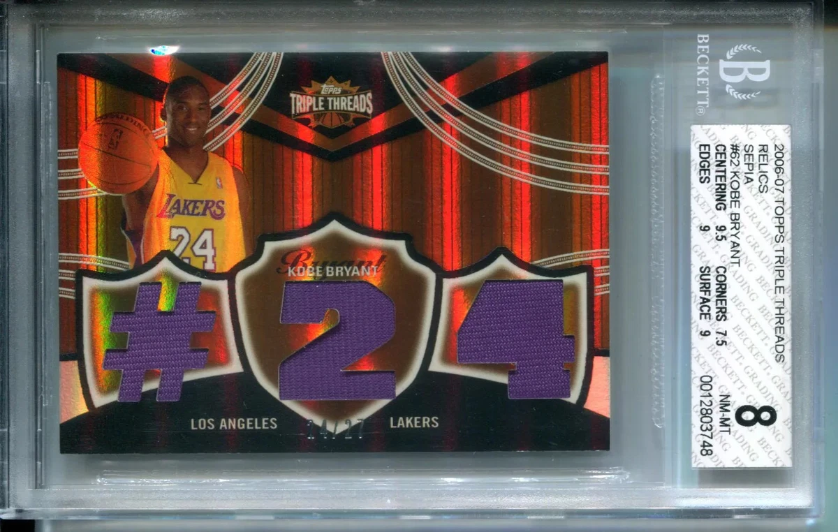 Kobe Bryant Beckett Grading Services (BGS) Basketball Trading 