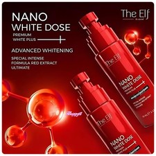 Serum The Elf Nano White Dose 10X Fast Brightening Face Radiance Skin Care 60 ml