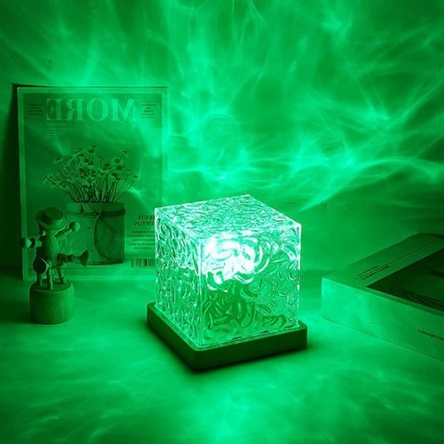 RGB Cube Northern Lights 16 Colour Aurora Projector Lamp Ocean Wave Night Lights - Bild 15 von 21