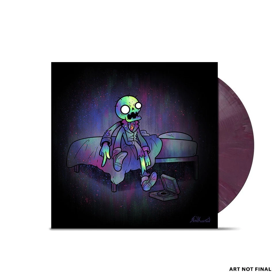 SEALED Plants vs Bad Zombies Billie Eilish PURPLE vinyl GLOW bad guy 7” iam8bit - Image 4 of 4