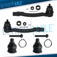 Front Outer Tie Rods Lower Ball Joints for 2012 2013 2014 2015 2016 2017 Kia Rio