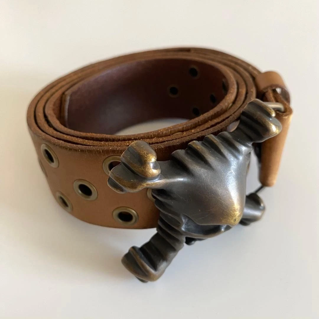 Oakley Leather Skull Belts for Men for sale | eBay