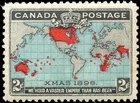 Canada MNH VF OG Scott #86b 2c 1898 Imperial Penny Christmas Stamp