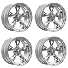Set 4 American Racing Vn515 Torq Thrust Ii 17x8 5x5 Polished Wheels 17 -11mm