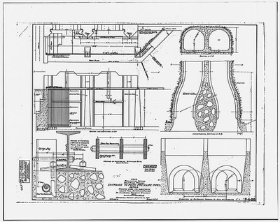 #ad Roosevelt AZ Gila County 1900s Salt River Project Pinto Pressure Pipes Diagram $13.49