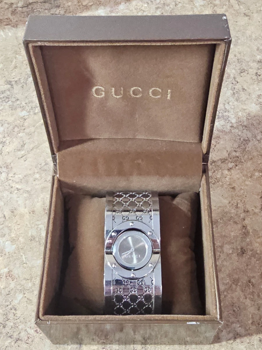 Almost new GUCCI twirl watch with box, beautiful brown metallic Gucci | Accessories | Almost New Gucci Twirl Watch With Box  main image 4