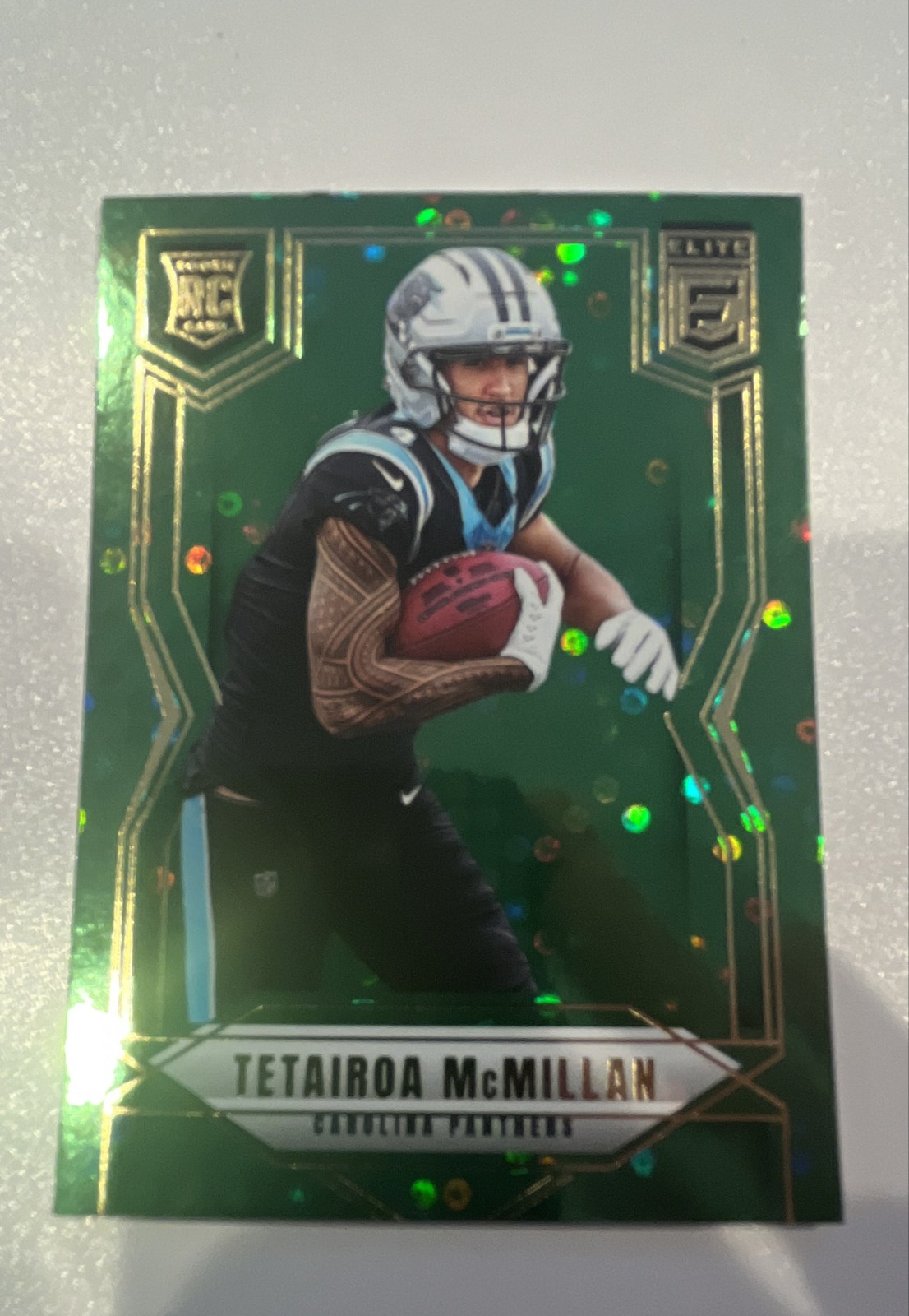 2025 Panini Donruss Elite - Rookies Tetairoa McMillan #128 Green Disco (RC)