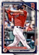 2024 Bowman Draft Paper Roman Anthony Boston Red Sox #BD-19 5 Card Lot