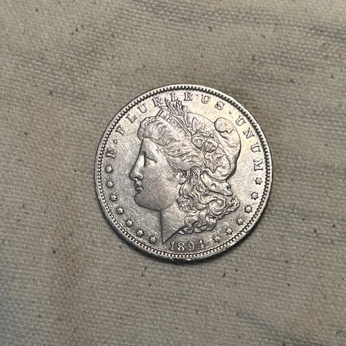 1894 P MORGAN SILVER DOLLAR XF+/AU DETAILS KEY DATE COIN ONLY 110,000 MINTED PJ