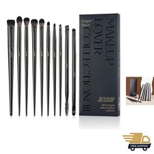 Ultimate 10-Piece Eyeshadow Brush Set - Effortless Blending  Application