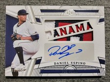 2023 National Treasures Daniel Espino Cut Material PANAMA Patch Auto 88/99 🔥