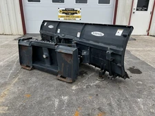98" Virnig Snow Plow SBS96 V60 Snow Blade Skid loader mount Bobcat Case Cat