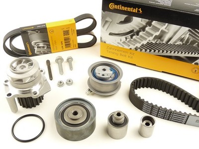 CONTI Zahnriemensatz Keilrippenriemen +Wapu VAG 2.0 TDI CBBB CEGA CJAA CBDB CBDA