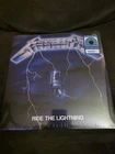 Metallica Ride The Lightning Walmart Exclusive Electric Blue Vinyl LP New Sealed